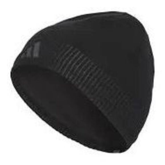 Adidas Men’s Creator Beanie Hat Black Knit Skull Cap AEROREADY Lined, One Size - Picture 1 of 2